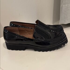 Donald J Pliner Patent Leather Loafers